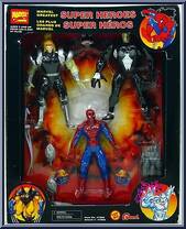 Marvel's Greatest Super Heroes (Omega Red II / Venom II / Spider-Man) from Marvel - Super Heroes - Box Sets manufactured by Toy Biz [Front]