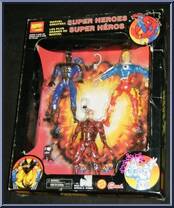 Marvel's Greatest Super Heroes (Spider-Man / Human Torch / Carnage) from Marvel - Super Heroes - Box Sets manufactured by Toy Biz [Front]