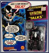 Venom from Marvel - Super Heroes - Electronic "Talks" manufactured by Toy Biz [Front]