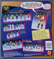 Wolverine from Marvel - Super Heroes - Electronic "Talks" manufactured by Toy Biz [Back]