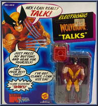 Wolverine from Marvel - Super Heroes - Electronic "Talks" manufactured by Toy Biz [Front]