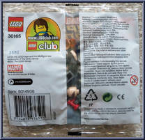 Hawkeye with Equipment from Marvel Super Heroes - Build-a-Figures manufactured by Lego [Back]