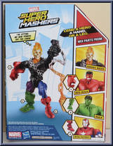 Ghost Rider from Marvel Super Hero Mashers - Basic Series manufactured by Hasbro [Back]