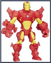 Iron Man (Red Armor) from Marvel Super Hero Mashers - Basic Series manufactured by Hasbro [Loose]