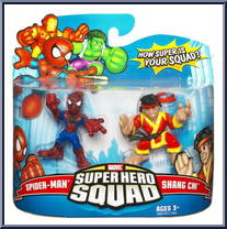 Spider-Man & Shang Chi from Marvel Super Hero Squad - Series 12 manufactured by Hasbro [Front]