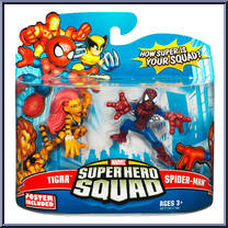 Tigra & Spider-Man from Marvel Super Hero Squad - Series 14 manufactured by Hasbro [Front]
