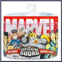Wolverine & Chopper from Marvel Super Hero Squad - Series  5 manufactured by Hasbro [Front]