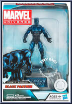 Black Panther from Marvel Universe - Avengers Assemble - Comic Series 2 manufactured by Hasbro [Front]