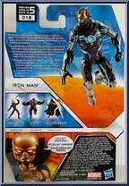 Iron Man (Zero-Gravity Armor) from Marvel Universe - Fury Files - Wave 23 manufactured by Hasbro [Back]