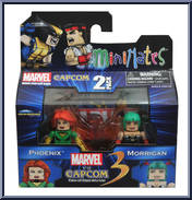 Dark Phoenix / Morrigan from Marvel vs Capcom - Minimates - Wave 1 manufactured by Diamond Select [Front]
