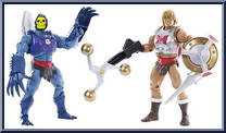 Skeletor (Terror Claws) / He-Man (Flying Fists) Action Figure