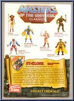 Sy-Klone from Masters of the Universe - Classics - Basic Series manufactured by Mattel [Back]