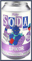 Spikor (Chase) from Masters of the Universe - Soda manufactured by Funko [Front]