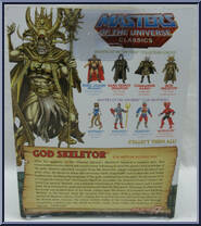 Skeletor (God) from Masters of the Universe - Classics manufactured by Super7 [Back]