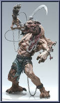 Werewolf (Face Covered) (Non-Bloody) from McFarlane's Monsters - Series 1 manufactured by McFarlane [Loose]