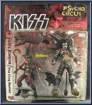 Gene Simmons (with Ring Master) from McFarlane's Music - KISS - Series 2 - Psycho Circus manufactured by McFarlane [Front]
