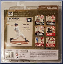 Joe Dimaggio (Gray Jersey) from McFarlane's Sports Picks - Cooperstown - Series 4 manufactured by McFarlane [Back]