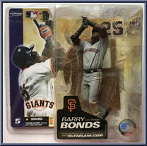 Barry Bonds (Gray Jersey) from McFarlane's Sports Picks - MLB - Series  5 manufactured by McFarlane [Front]