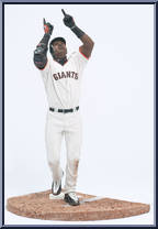 Barry Bonds (White Jersey) from McFarlane's Sports Picks - MLB - Series  5 manufactured by McFarlane [Loose]
