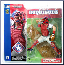 Ivan Rodriguez (Gray Jersey) from McFarlane's Sports Picks - MLB - Series  1 manufactured by McFarlane [Front]