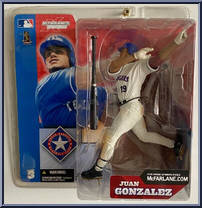 Juan Gonzalez (White Jersey) from McFarlane's Sports Picks - MLB - Series  3 manufactured by McFarlane [Front]