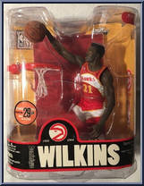 Dominique Wilkins from McFarlane's Sports Picks - NBA - NBA Legends - Series 3 manufactured by McFarlane [Front]