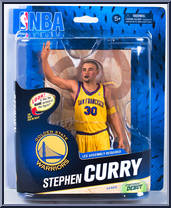 Stephen Curry (San Francisco Warriors Uniform) from McFarlane's Sports Picks - NBA - Series 24 manufactured by McFarlane [Front]