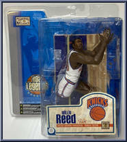 Willis Reed (White Jersey) from McFarlane's Sports Picks - NBA - NBA Legends - Series 1 manufactured by McFarlane [Front]