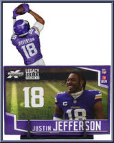 Justin Jefferson (Minnesota Vikings) from McFarlane's Sports Picks - NFL - Legacy Series manufactured by McFarlane [Loose]