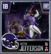 Justin Jefferson (Minnesota Vikings) from McFarlane's Sports Picks - NFL - Legacy Series manufactured by McFarlane [Front]