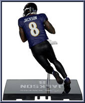 Lamar Jackson (Baltimore Ravens) from McFarlane's Sports Picks - NFL - Legacy Series manufactured by McFarlane [Loose]