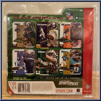 Wayne Chrebet (White Jersey / No Helmet / Dirty) from McFarlane's Sports Picks - NFL - Series  2 manufactured by McFarlane [Back]