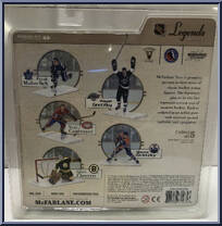 Yvan Cournoyer (White Jersey) from McFarlane's Sports Picks - NHL - NHL Legends - Series 1 manufactured by McFarlane [Back]