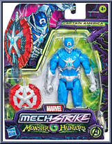 Captain America from Mech Strike - Monster Hunters manufactured by Hasbro [Front]