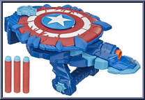 Captain America Monster Blast Shield from Mech Strike - Monster Hunters - Role Play manufactured by Hasbro [Loose]