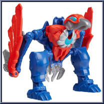 Captain America & Redwing from Mech Strike - Mechasaurs - Deluxe manufactured by Hasbro [Loose]