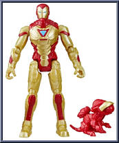 Iron Man from Mech Strike - Mechasaurs manufactured by Hasbro [Loose]