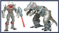 Ultron Primeval & T-Rex from Mech Strike - Mechasaurs - Deluxe manufactured by Hasbro [Loose]