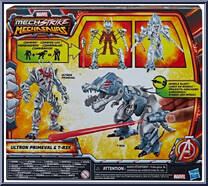 Ultron Primeval & T-Rex from Mech Strike - Mechasaurs - Deluxe manufactured by Hasbro [Back]