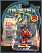 BurnerMan from MegaMan NT Warrior - 2" Scale manufactured by Mattel [Front]