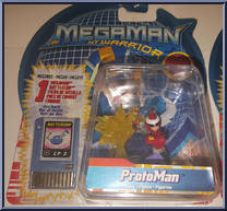 ProtoMan from MegaMan NT Warrior - 2" Scale manufactured by Mattel [Front]