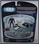 Agent Jay (Alien Pursuit Cycle) from Men In Black II - Basic Series manufactured by Hasbro [Back]