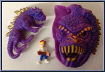 Basilisk from Mighty Max - Monster Heads manufactured by Blue Bird [Loose]
