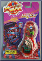 Tangles with Lockjaw from Mighty Max - Horror Heads manufactured by Blue Bird [Front]