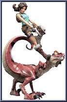 Lara vs Raptor Action Figure