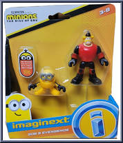 Bob & Svengeance from Minions - Rise of Gru - Imaginext manufactured by Fisher-Price [Front]
