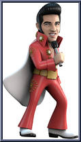 Elvis Presley (Red Suit) Action Figure