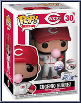 Eugenio Suarez (Reds / White) from MLB - Pop! Vinyl Figures manufactured by Funko [Front]