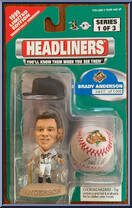 Brady Anderson from MLB Headliners - 1999 Season manufactured by Corinthian [Front]