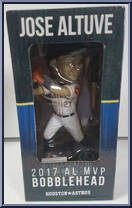 Jose Altuve (2017 AL MVP) (Houston Astros) from MLB - Stadium Giveaways - Bobbleheads manufactured by Unknown [Front]